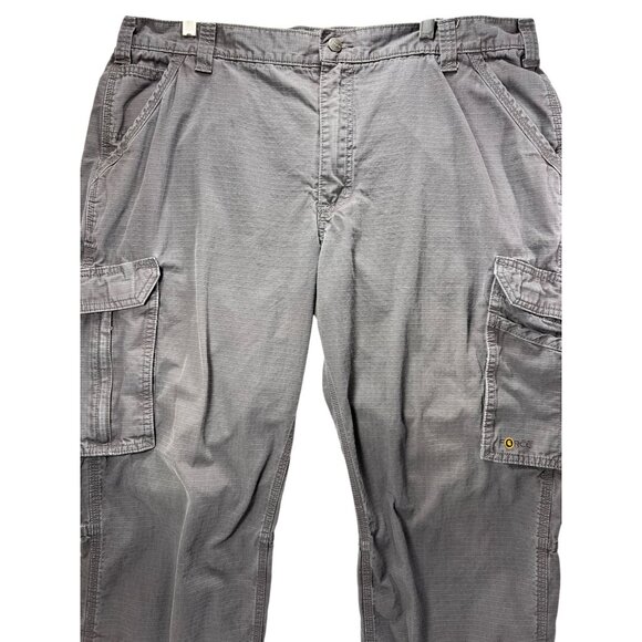 Carhartt Force Mens Gray Cargo Pants Relaxed Ripstop Pockets Durable 42x30 - Picture 3 of 16